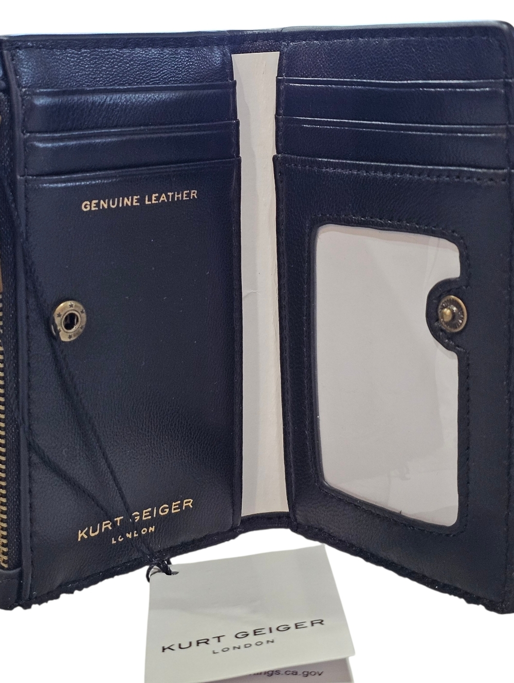 Kurt Geiger London Kensington Bifold Wallet, New - Picture 4 of 6
